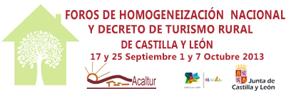 Foros de homogeneizacin nacional y decreto del turismo rural de Castilla y Len